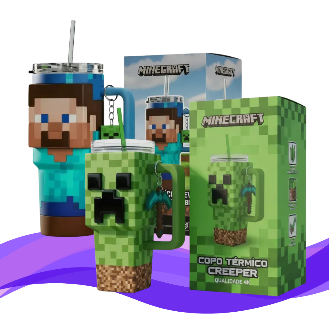 KIT 2 Copos Minecraft